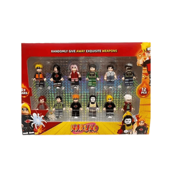 12pcs Naruto Mini Figures – 3+ Kids - Nesh Kids Store