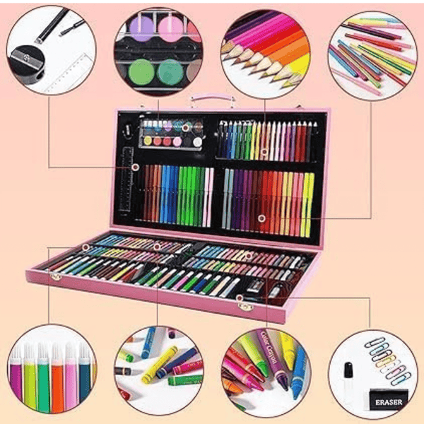 180 PCS Deluxe Art Drawing Set for Kids - Nesh Kids Store
