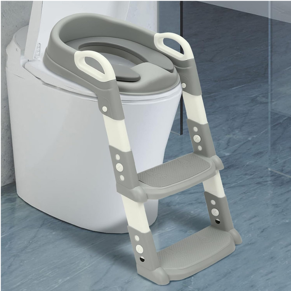 2-in-1 Toilet Trainer with Ladder 37-8