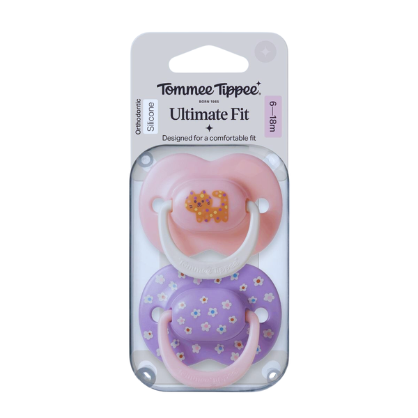Tommee Tippee Decorated Ultimate Fit Girl Soother 6–18 Months (433652)
