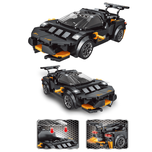 359+ pcs Crazy Drag Racing Deluxe | Building Blocks Car Set for 6+ - Nesh Kids Store