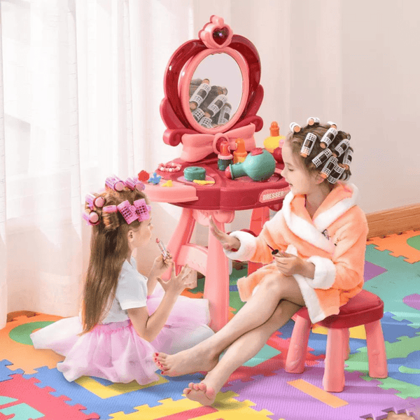 36 Piece Princess Make up Dressing Table and Stool (3+) - Nesh Kids Store