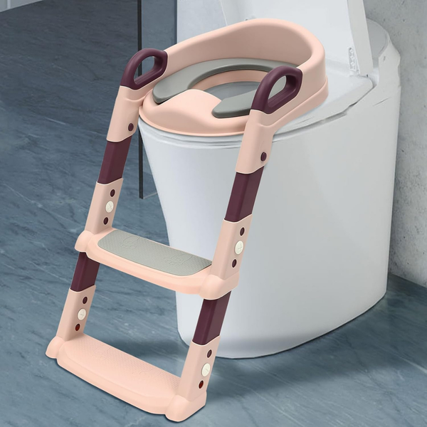 2-in-1 Toilet Trainer with Ladder 37-8