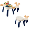 6-in-1 Block Table Set with Chair & 109 Blocks (3+)