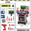 41-Piece Kids Tool Bench with Electric Drill – STEM Workbench Toy (Ages 3+)