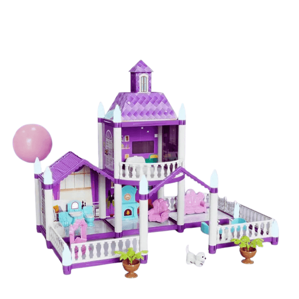 462 - 23 Doll House with Accessories for kids 6+ - Nesh Kids Store