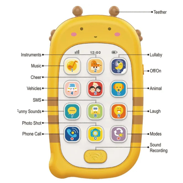 Huanger – Kid's Musical Fun Animal Mobile Phone (18m+)