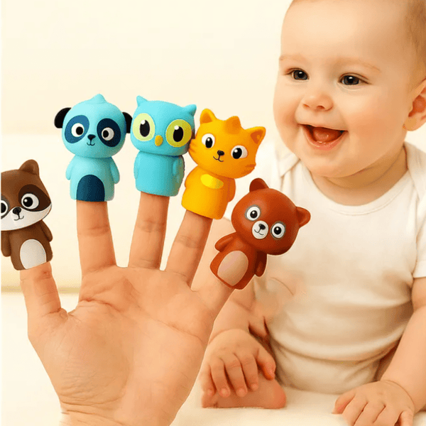 5 - Piece Animal Finger Puppet Set - Nesh Kids Store