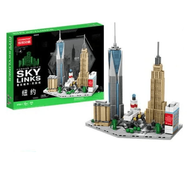 555 - Piece Building Block Set - New York 6+ - Nesh Kids Store