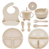 10-Piece Silicone Feeding Set