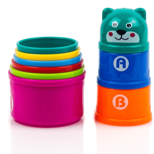 9 - Piece Nesting Cups Stacking Blocks (6m+) - Nesh Kids Store