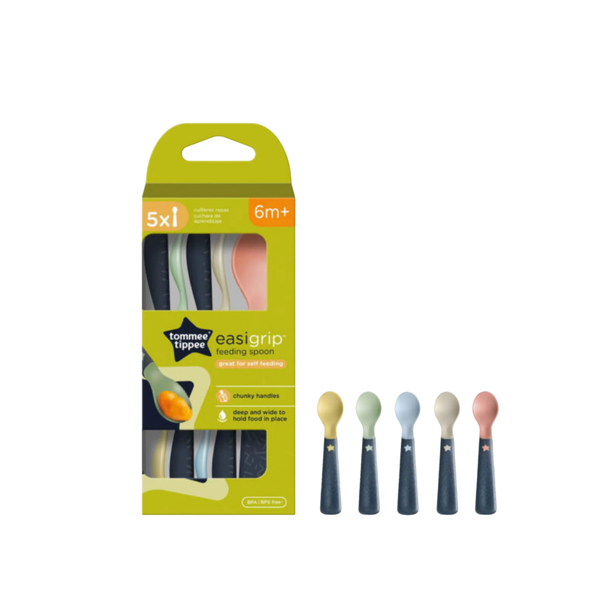 Tommee Tippee Easi Grip Feeding Spoon 5Pcs Set 6m+