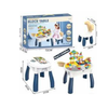 6-in-1 Block Table Set with Chair & 109 Blocks (3+)