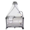 Baby Cot Playpen Baby Crib with Mosquito Net, Changing Station and Toys - KDD - 970F - Nesh Kids Store