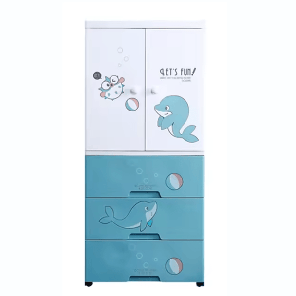 Baby Kids Drawers/Wardrobe - My Little Dolphin (2 Sizes) - Nesh Kids Store