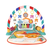 Baby piano fitness rack 0+ - Nesh Kids Store