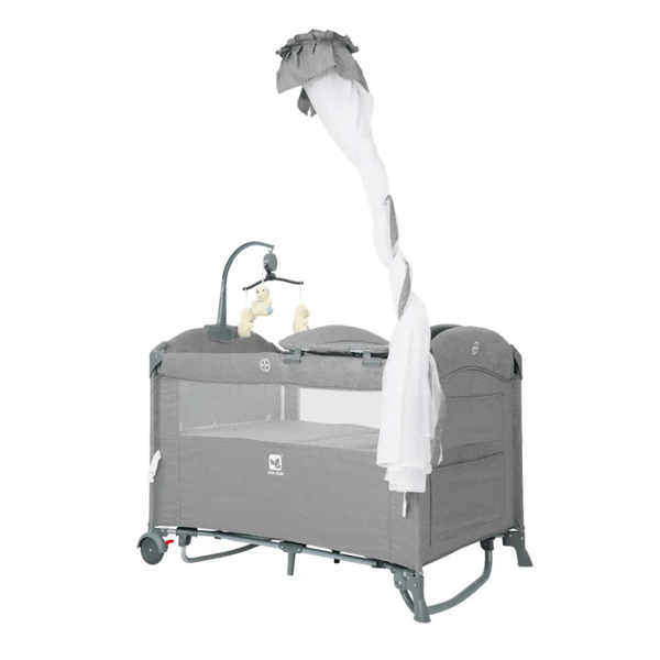 Baby Travel Cot - Bedside Sleeper with Bassinet, Diaper Changer & Net - Nesh Kids Store