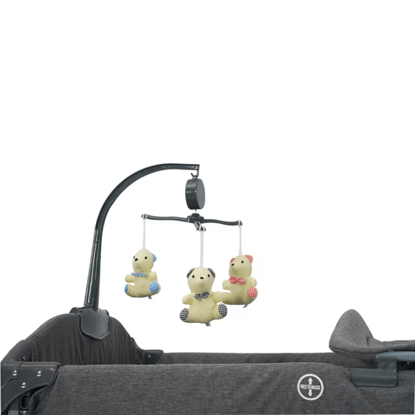 Baby Travel Cot - Bedside Sleeper with Bassinet, Diaper Changer & Net - Nesh Kids Store