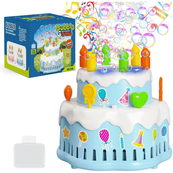 Battery Operated Birthday Cake Bubble Machine - Nesh Kids Store