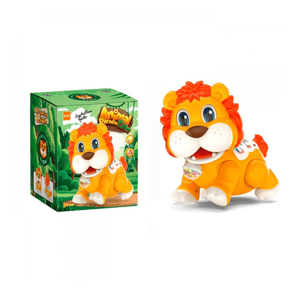 Battery Operated Walking Lion with Light & Music – 3+ Years - Nesh Kids Store