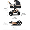 Belecoo X1 Dynamic 3 - in - 1 Travel System - Nesh Kids Store