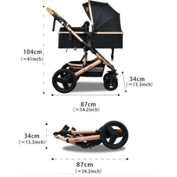 Belecoo X1 Dynamic 3 - in - 1 Travel System - Nesh Kids Store