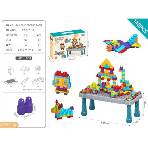 Building Block Table - 3966 - Nesh Kids Store