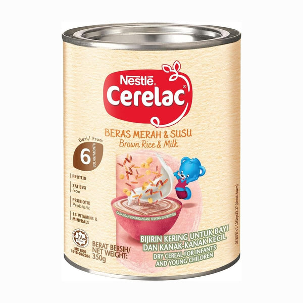 Cerelac Infant Cereals with Milk Brown Rice & Milk 350G (6 Months+) - Nesh Kids Store