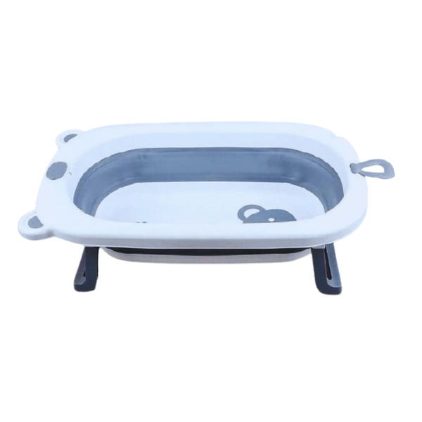 Foldable Baby Bathtub with Non - Slip Legs & Soft Base - Nesh Kids Store