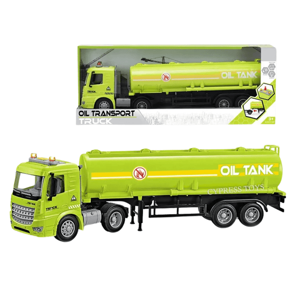 Friction Oil Tanker Truck Playset 3+ - Nesh Kids Store