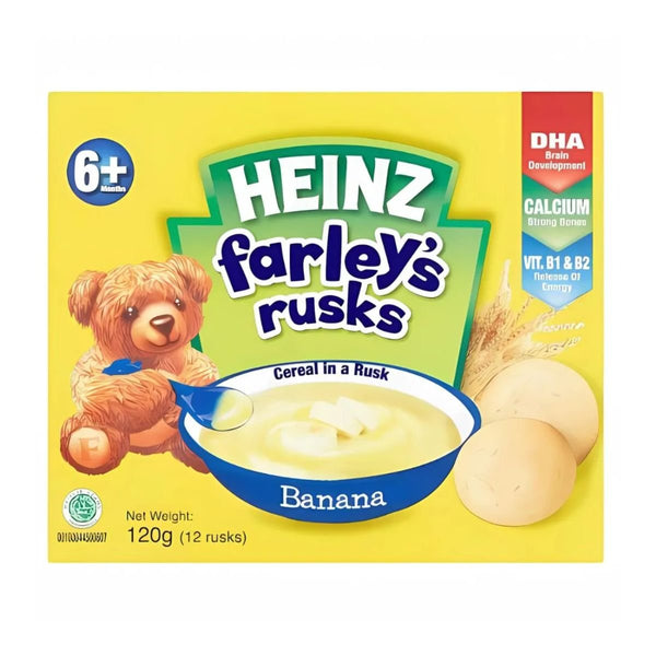Heinz Farley’s Banana Rusk (6+ Months) – 120g - Nesh Kids Store