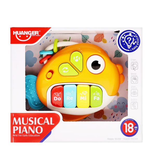 Huanger Happy World Musical Piano – HE0568 - Nesh Kids Store