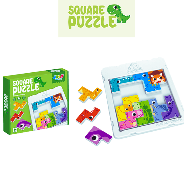 Intelligent Square Puzzle (Ages 3+) - Nesh Kids Store