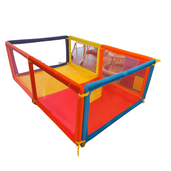 Kemi 4 Panel Baby Playpen (6 x 4 ft) with 2 - Inch Mattress - Nesh Kids Store