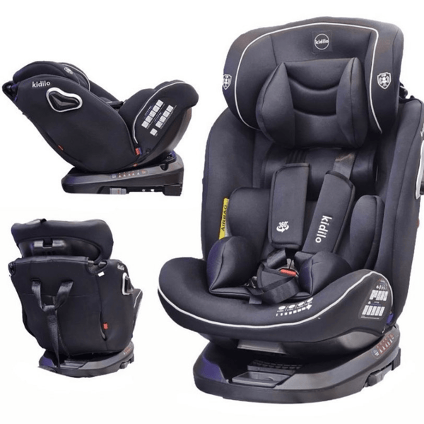 Kidilo 360 Rotation Isofix Car Seat KBH 311 (Group 0/1/2/3) - Nesh Kids Store