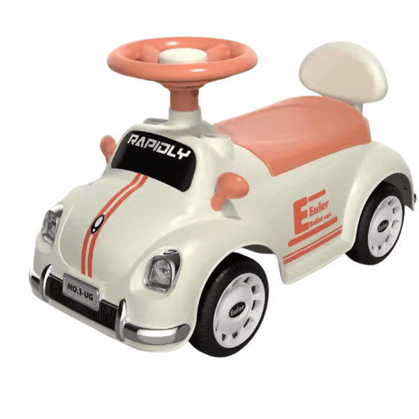 Kids Ride - On Push Car 2330 - Retro Design with Music & Lights - Nesh Kids Store