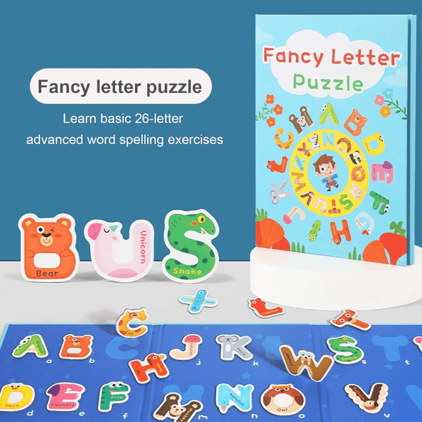 Magnetic Book Fraction Puzzle Letters - Nesh Kids Store