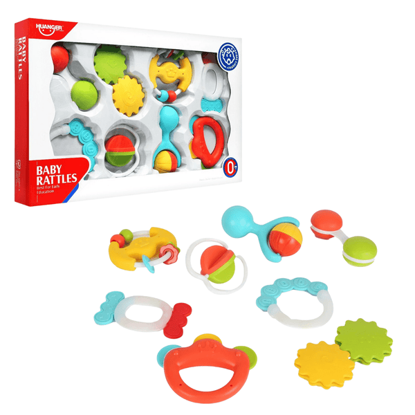 My First Baby Rattles 8 - Piece Playset (0m+) - Nesh Kids Store
