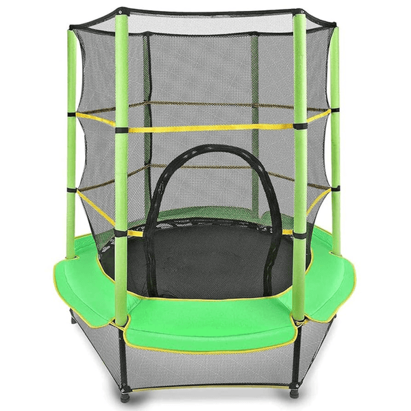 My First Trampoline With Enclosure (Black) - Nesh Kids Store