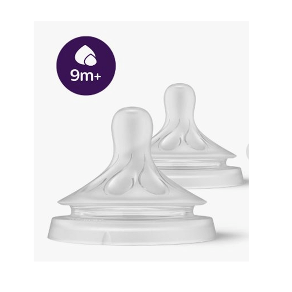 Philips Avent 9M+ Teat for Natural Bottles – Twin Pack - Nesh Kids Store