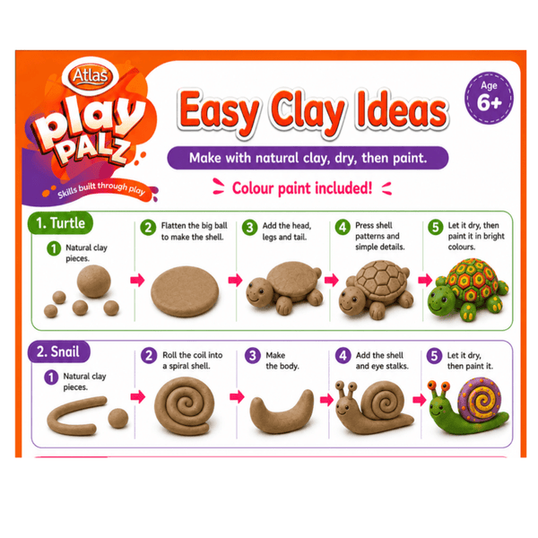 Sculpt Create Natural Clay Kit - 0012 - Nesh Kids Store