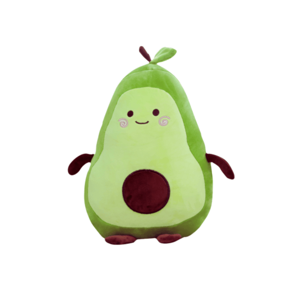 Stuffed Fruit Avocado Soft Toy – Huggable & Adorable - Nesh Kids Store
