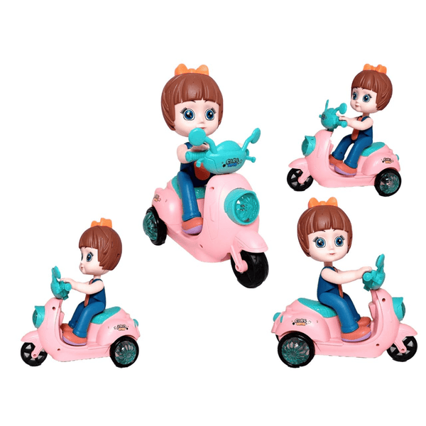 Stunt Motorcycle with Bright Lights & Sound Effects – 3+ - Nesh Kids Store