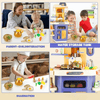 Toddlers Kitchen Playset with Sound, Light, Spray Simulation-Western Kitchen (3+) - Nesh Kids Store
