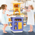 Toddlers Kitchen Playset with Sound, Light, Spray Simulation-Western Kitchen (3+) - Nesh Kids Store