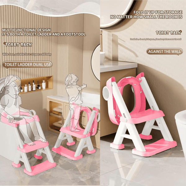 Toilet Potty Training Seat with Step Stool Ladder - Nesh Kids Store