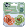 Tommee Tippee Fun Friend Soothers – Pack of 2 (0–6m) - Nesh Kids Store