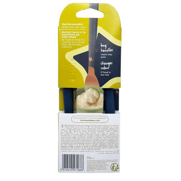 Tommee Tippee Heat Sense Soft Weaning Spoon (4m+ | 4 pcs Pack) - Nesh Kids Store