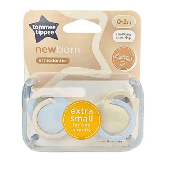 Tommee tippee Newborn Soother Pack of 2 (0–2M) - Nesh Kids Store