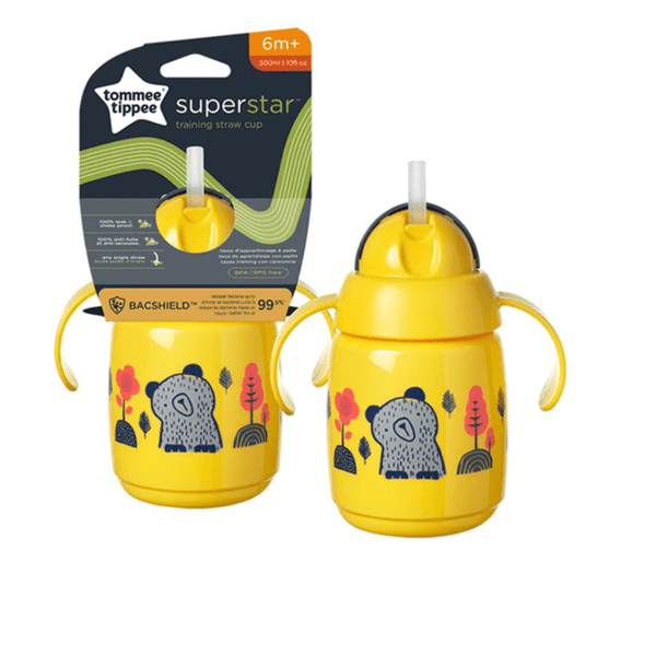 Tommee Tippee Superstar Training Straw Cup 6m+ (300ml) - Nesh Kids Store